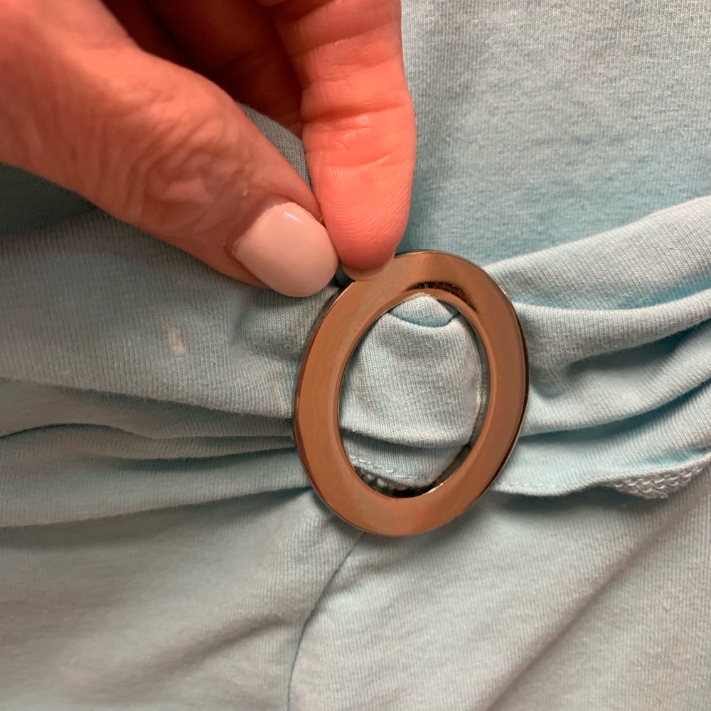 Saks turquoise top - Picture 2 of 3